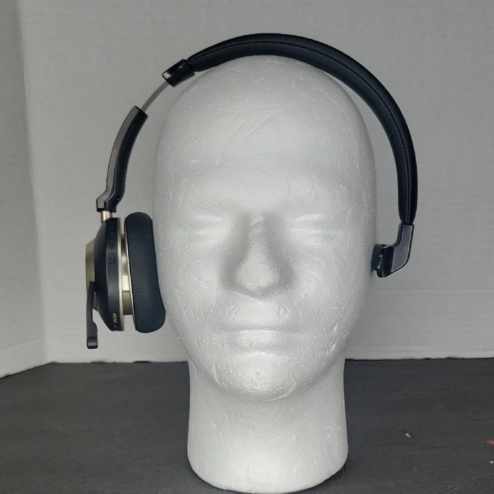 Wireless Headset with USB Dongle and Type-C Charge Cable - Black
